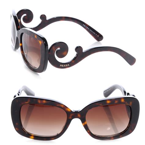 tortoise shell sunglasses prada